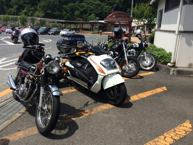 軽井沢ツーリング　W800慣らし中