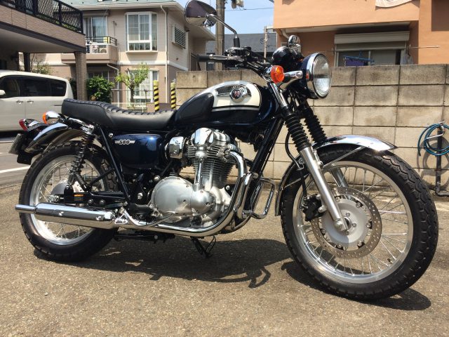 W800　１カ月点検に行きました